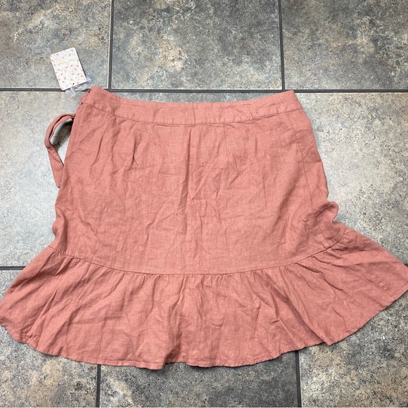 NEW! Women’s Free People Desert Rose Overlap Wrap Style Skirt Size 12 W/Tags - Picture 5 of 5